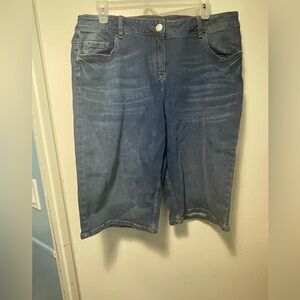 Hunters Classic Blue Jean Knee Shorts